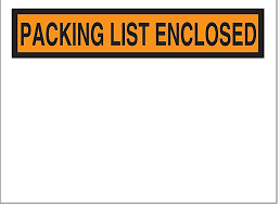 Packing List Envelope 4-1/2 x 5-1/2 for printing and packaging operations