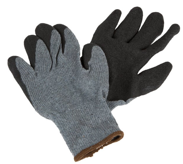 Gray Cotton Gloves - Large for printing and packaging operations
