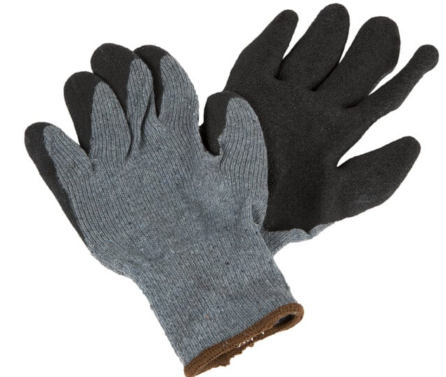 Gray Cotton Gloves - Medium for printing and packaging operations