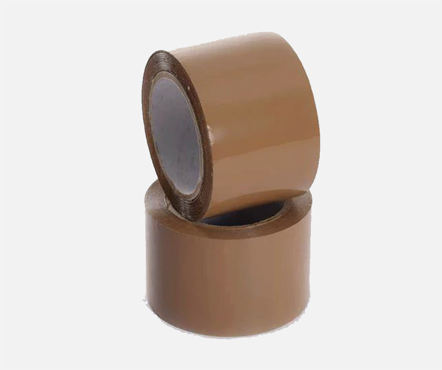 Box Sealing Tape - Tan 2MIL 3" for printing and packaging operations