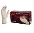 Latex Gloves Ivory Color - Large for printing and packaging operations