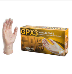 Vinyl Gloves Clear Color - Small for printing and packaging operations