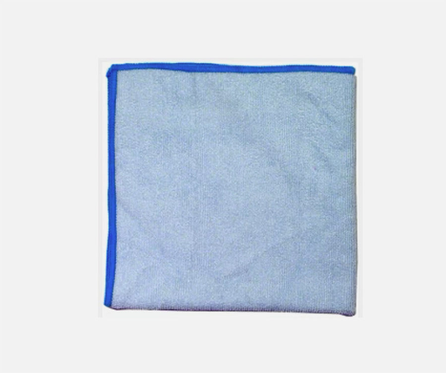 Microfiber Cloth 16x16 Blue for printing and packaging operations