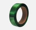 Strapping Poly 5/8 1400# Green Embossed for printing and packaging operations