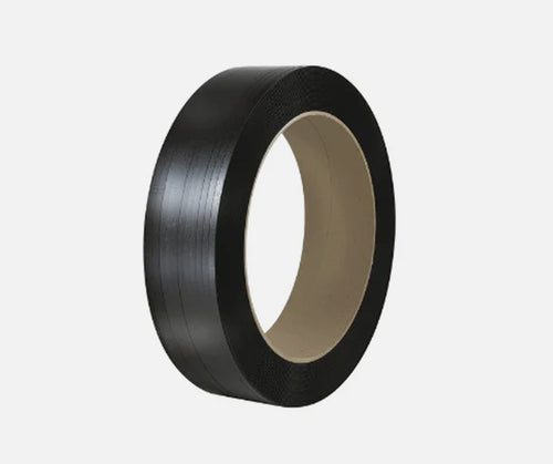 Strapping Polypro 1/2" Black 350# Light Duty for printing and packaging operations